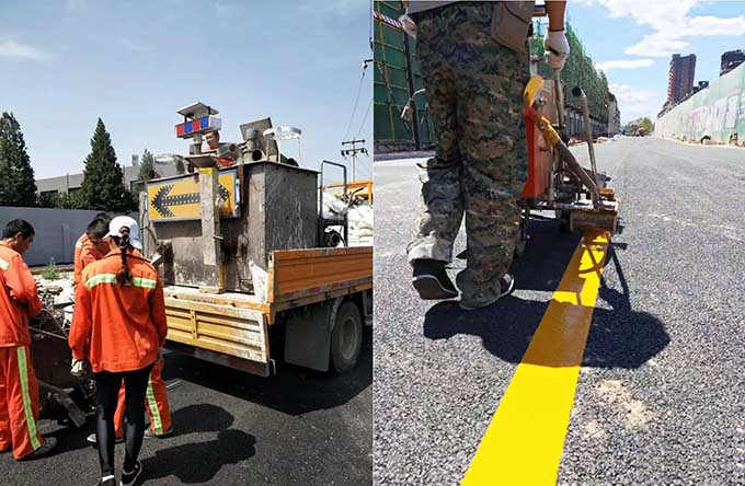 哈爾濱網(wǎng)格劃線，斑馬線，交通劃線價格便宜