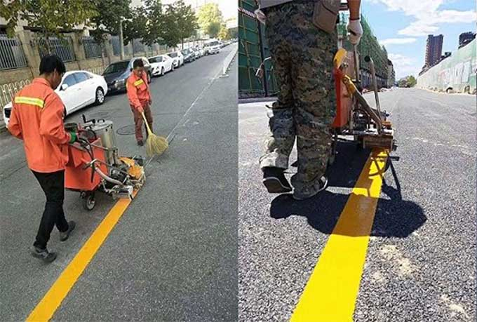 哈爾濱雙組份道路劃線、廠區(qū)劃線