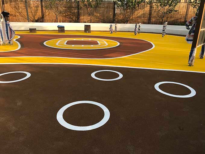 哈爾濱公園景區(qū)道路標線劃線