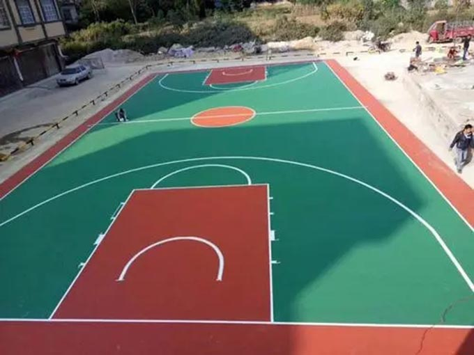 哈爾濱藍(lán)球場、網(wǎng)球場熱熔劃線