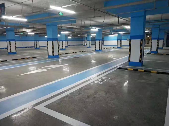 哈爾濱停車場道路劃線