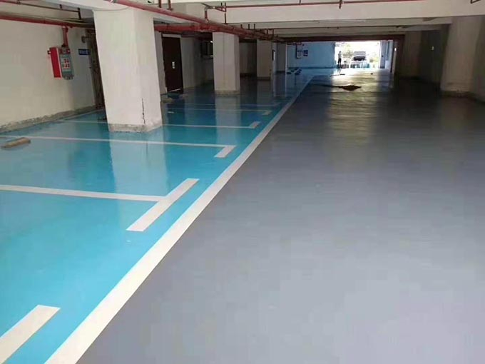 工廠學(xué)校地下車位劃線 冷漆劃線